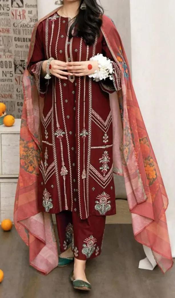 URGE Pure Lawn 3PC Embroidered Collection